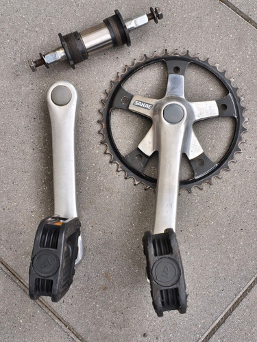 Fahrrad kurbelgarnitur fach - 1,