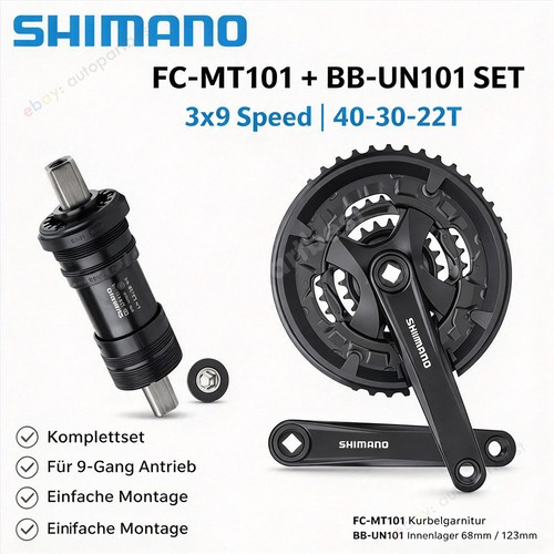 Shimano mt101 9 fach - fc-mt101, 3×9